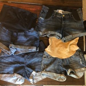 4 Pairs Maternity Shorts bundle—Medium